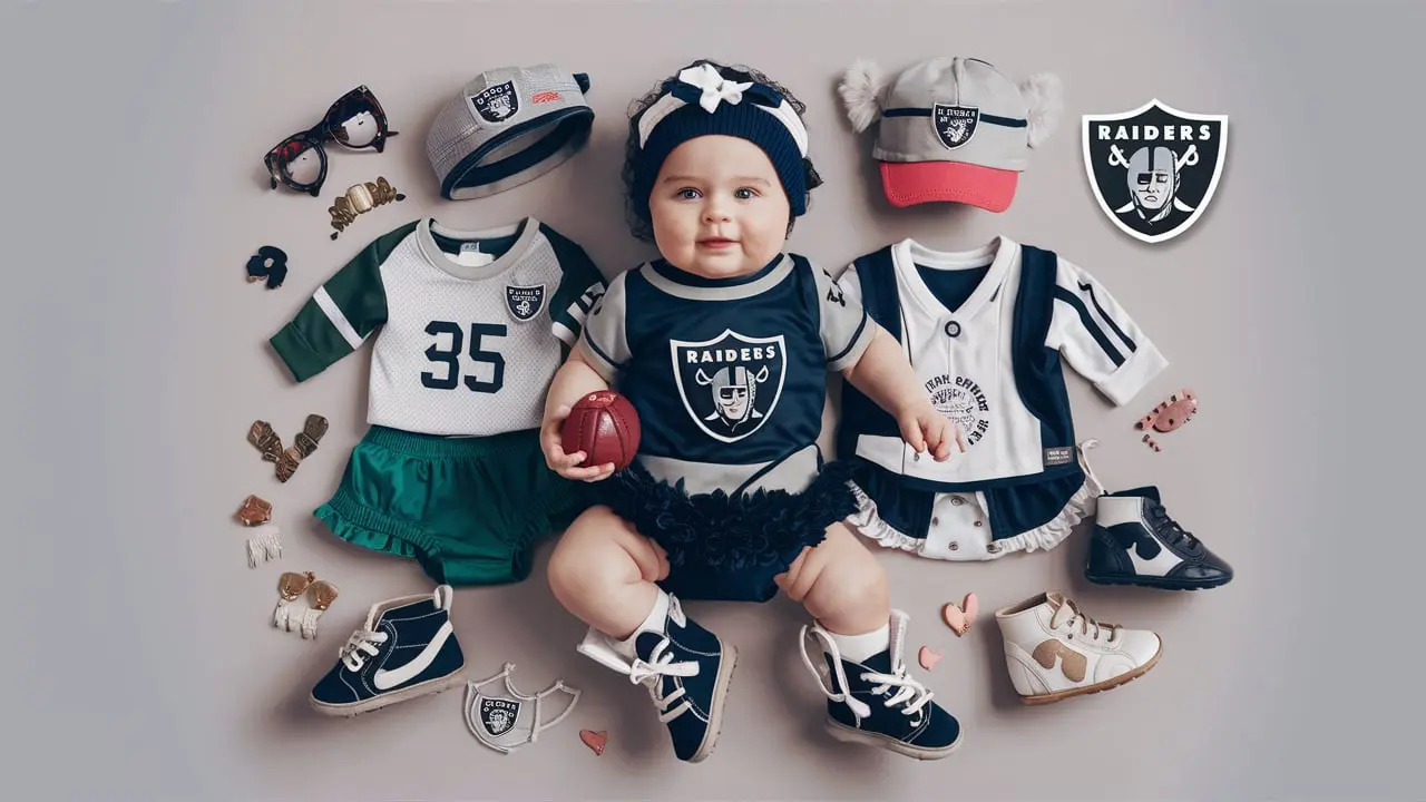 Raiders Baby Clothes for Girls